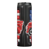 VS Amerika vrachtwagen 3d Opgeblazen Effect Tumble Thermosbeker (Achterkant)