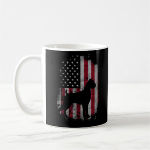 VS Amerikaanse Boxer Hond Dier Hondenfokker Puppy  Koffiemok
