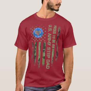  VS Amerikaanse camo vlag trots om een T-shirt