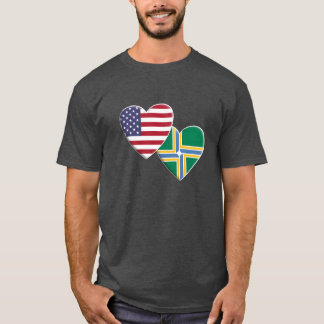 VS-Amerikaanse stad Portland Oregon Vlag cadeau T-shirt
