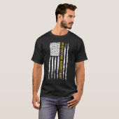 VS Amerikaanse vlag arts assistent PA P T-shirt (Voorkant volledig)