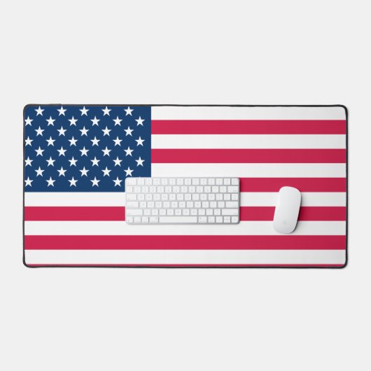 VS | Amerikaanse vlag Bureaumat (Keyboard & Muis)