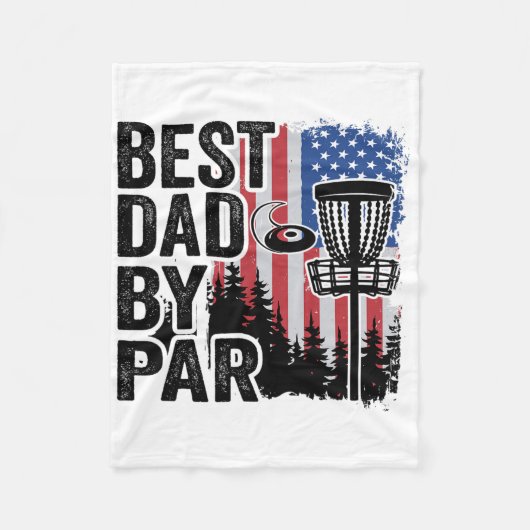 VS Amerikaanse Vlag Disc Golf Sket Disc Golf Beste Fleece Deken (Voorkant)