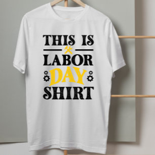 VS Amerikaanse vlag Dit is mijn Labor Day  T-shirt