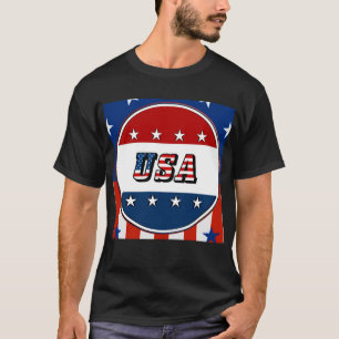 VS - Amerikaanse vlag en sterren in cirkel #2 T-shirt