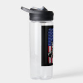 VS Amerikaanse vlag gewichtheffen Powerlifting Waterfles (Rechts)