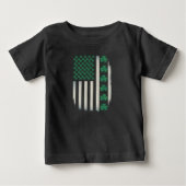 VS Amerikaanse Vlag Klaver St. Patrick's Day Ameri (Voorkant)