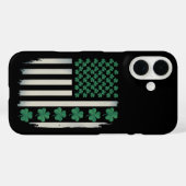 VS Amerikaanse Vlag Klaver St. Patrick's Day Ameri Case-Mate iPhone Case (Achterkant (horizontaal))