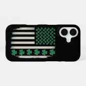 VS Amerikaanse Vlag Klaver St. Patrick's Day Ameri iPhone 16 Hoesje (Achterkant horizontaal)