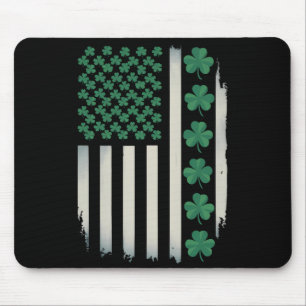 VS Amerikaanse Vlag Klaver St. Patrick's Day Ameri Muismat