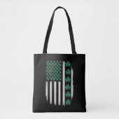 VS Amerikaanse Vlag Klaver St. Patrick's Day Ameri Tote Bag (Voorkant)