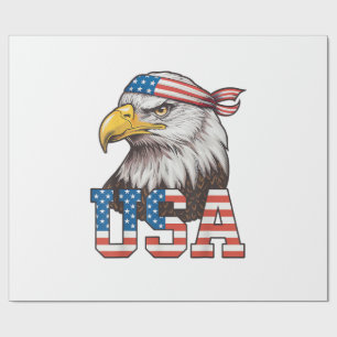 VS Amerikaanse Vlag Mannen Vrouwen Kinderen Amerik Cadeaupapier