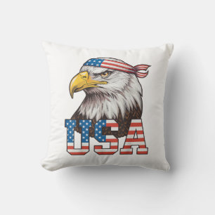 VS Amerikaanse Vlag Mannen Vrouwen Kinderen Amerik Kussen