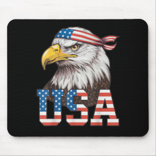 VS Amerikaanse Vlag Mannen Vrouwen Kinderen Amerik Muismat