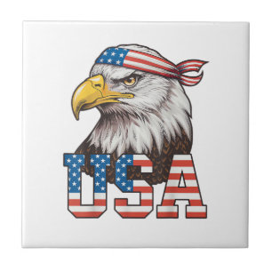VS Amerikaanse Vlag Mannen Vrouwen Kinderen Steena Tegeltje