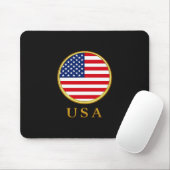 VS - Amerikaanse vlag Muismat (Met muis)