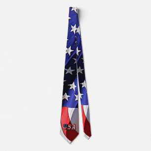 VS - Amerikaanse vlag Necktie Stropdas