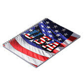 VS - Amerikaanse vlag Notitieboek (Linkerzijde)