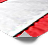VS - Amerikaanse vlag Poster (Hoek)