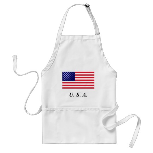 VS - Amerikaanse vlag Standaard Schort (Voorkant)