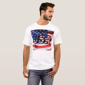 VS - Amerikaanse vlag T-shirt (Voorkant volledig)