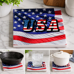 VS - Amerikaanse vlag Tegeltje