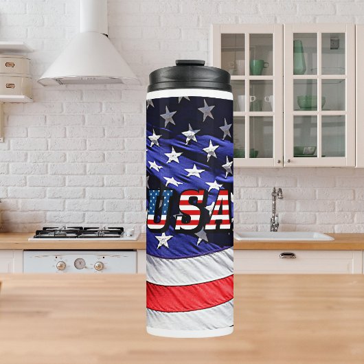 VS - Amerikaanse Vlag Thermosbeker