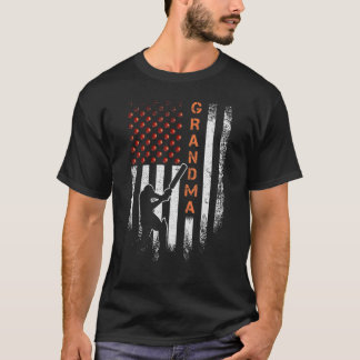 VS Amerikaanse vlag Trots cricket oma si T-shirt