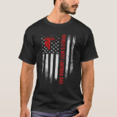 VS Amerikaanse vlag Wereld Beste Lineman Pap T-shirt (Voorkant)