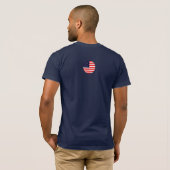VS-AMERIKAANSE VLAGGENreeks T-shirt (Achterkant volledig)