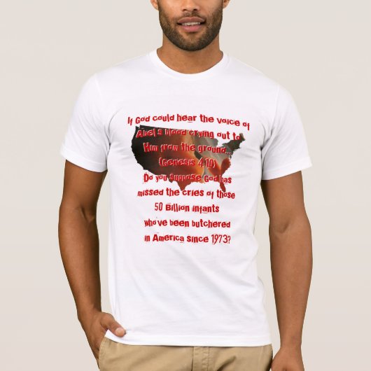 VS Anti-abortion T-Shirt (Voorkant)