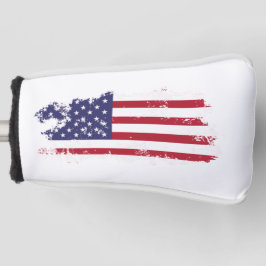 * VS AP16 Golf Patriotic Grunge Flag Putter Hoesje Golfheadcover