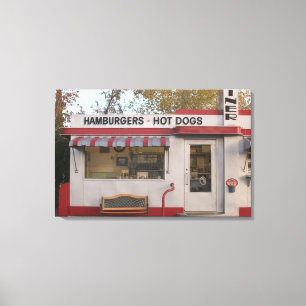 VS, Arizona, Bisbee: Shady Dell Motel, All 2 Canvas Afdruk