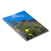 VS, Arizona. Cactus in de heuvels Notitieboek (Rechterzijde)