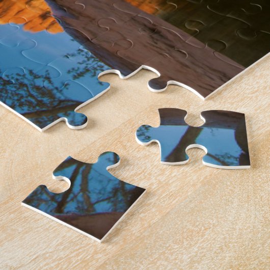 VS, Arizona. Cathedral Rock bij Sunset Legpuzzel (Zijkant)