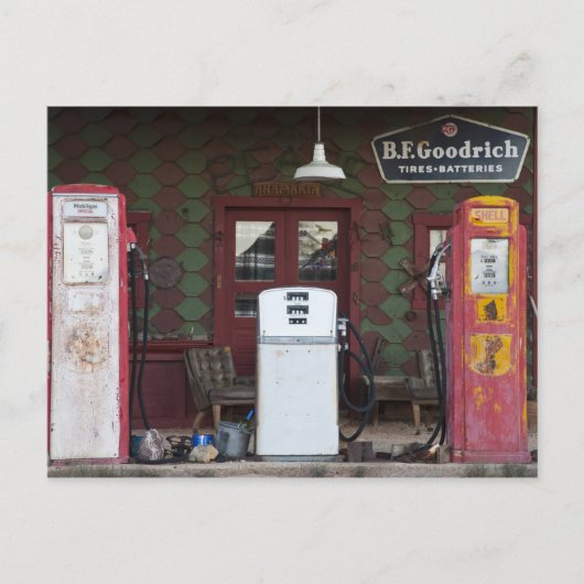 VS, Arizona. Chloride Ghost Town, oud gas Briefkaart (Voorkant)