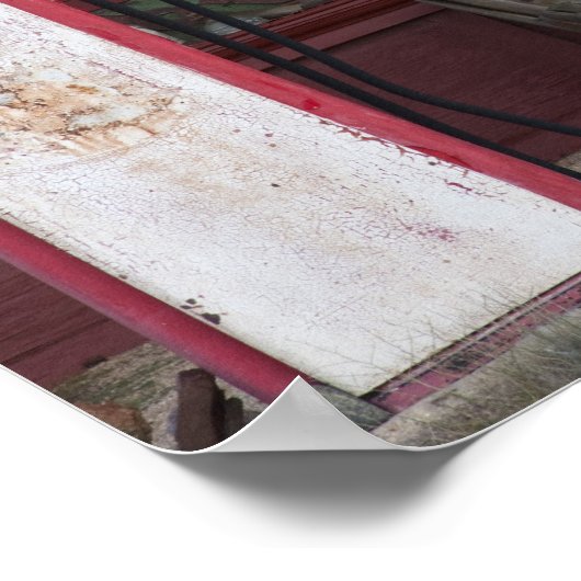 VS, Arizona. Chloride Ghost Town, oud gas Poster (Hoek)