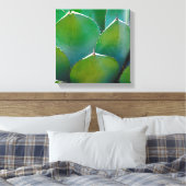 VS, Arizona. Close-up van succulente plant Canvas Afdruk (Insitu (Slaapkamer))