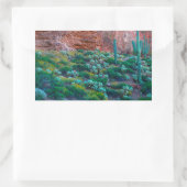 VS, Arizona. Desert Flora Rechthoekige Sticker (Tas)