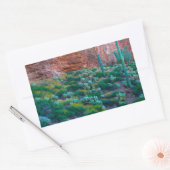 VS, Arizona. Desert Flora Rechthoekige Sticker (Envelop)