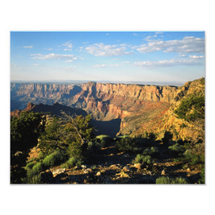 VS, Arizona, Grand Canyon National Park, Uitzicht Foto Afdruk