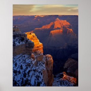 VS, Arizona, Grand Canyon National Park, Winter Poster