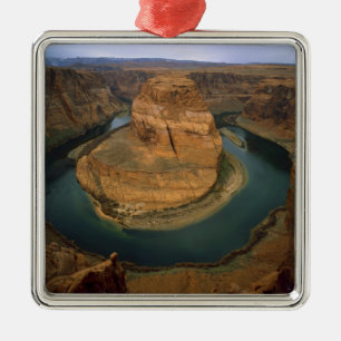 VS, Arizona. Hoefijzer Bot met erosie door Metalen Ornament