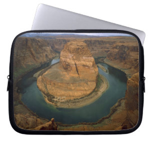 VS, Arizona. Horseshoe Bend laat erosie zien door Laptop Sleeve