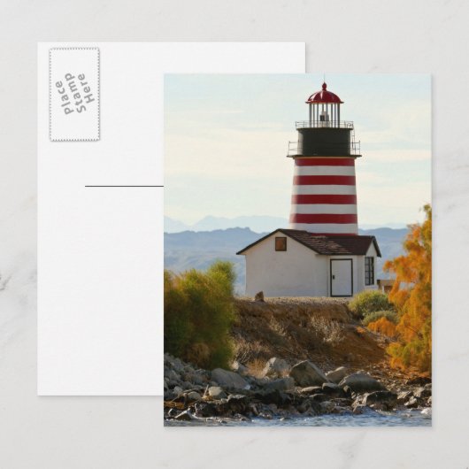 VS, Arizona, Lake Havasu City. Uitzicht West Briefkaart (Voorkant / Achterkant)