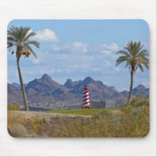 VS, Arizona, Lake Havasu City. Vuurtoren naast Muismat