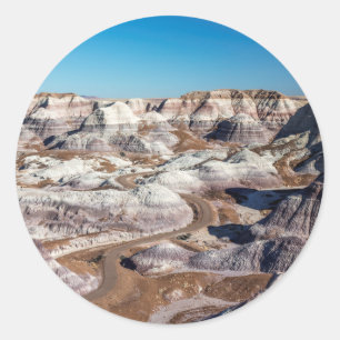 VS, Arizona, Nationaal park Petrified Forest Ronde Sticker