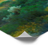 VS, Arizona. Saguaro Cactus veld door een Cliff Poster (Hoek)