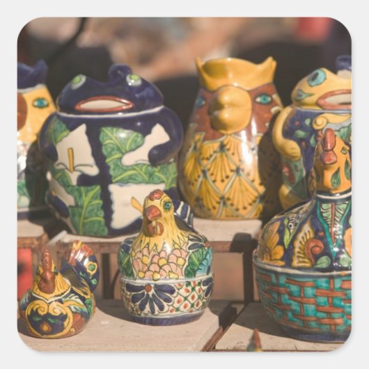 VS, Arizona, Tubac: Premier van Zuid-Arizona Vierkante Sticker (Voorkant)