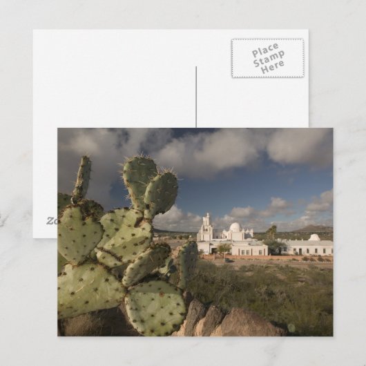 VS, Arizona, Tucson: Mission San Xavier del Bac 2 Briefkaart (Voorkant / Achterkant)